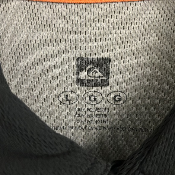 Large Dri-Fit Quicksilver Polo Shirt - Polynesian Arm Sleeve - Picture 2 of 3